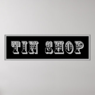 AFFICHES SYMBOLE DE BOUTIQUE D'ÉTOILES DE L'OUEST