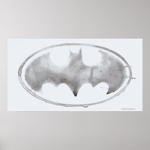 Affiches Symbole de chaume de café - gris