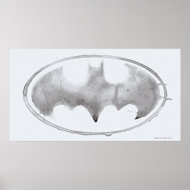 Affiches Symbole de chaume de café - gris (Devant)