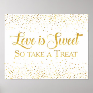 Affiches Symbole de dessert Mariage de la Parties scintilla