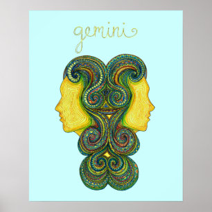 Affiches Symbole de Gémeaux