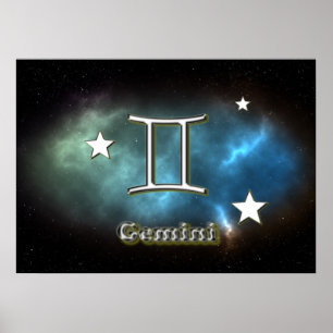 Affiches Symbole de Gémeaux