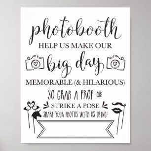 Affiches Symbole de la fête de mariage 8x10