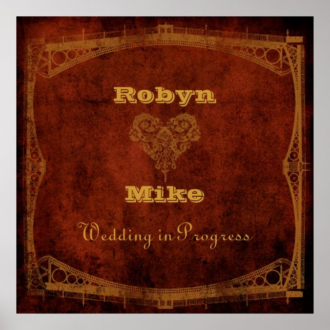 Affiches SYMBOLE DE Mariage EN COURS DE STEAMpunk DE Victor (Devant)