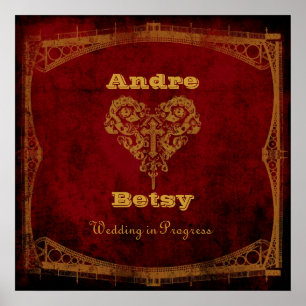 Affiches SYMBOLE DE Mariage EN COURS DE STEAMpunk DE Victor