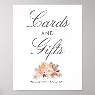 Affiches Symbole de mariage rose floral