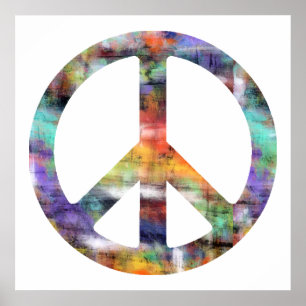 Affiches Symbole de paix artistique