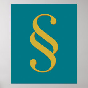 Affiches Symbole de section d'art mural d'une entreprise ju