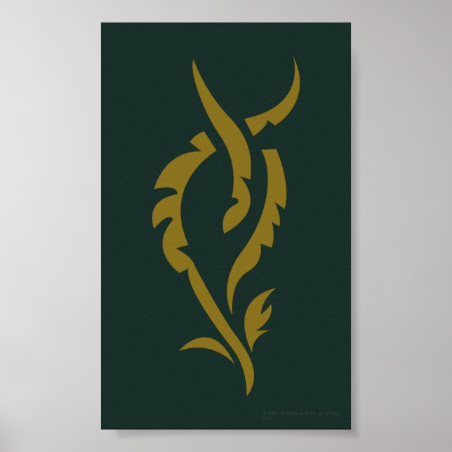 Affiches Symbole floral TAURIEL™ (Devant)