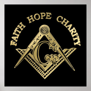 Affiches Symbole maçonnique