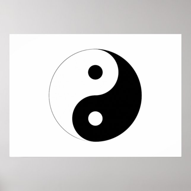 Affiches SYMBOLE YIN-Yang (Devant)