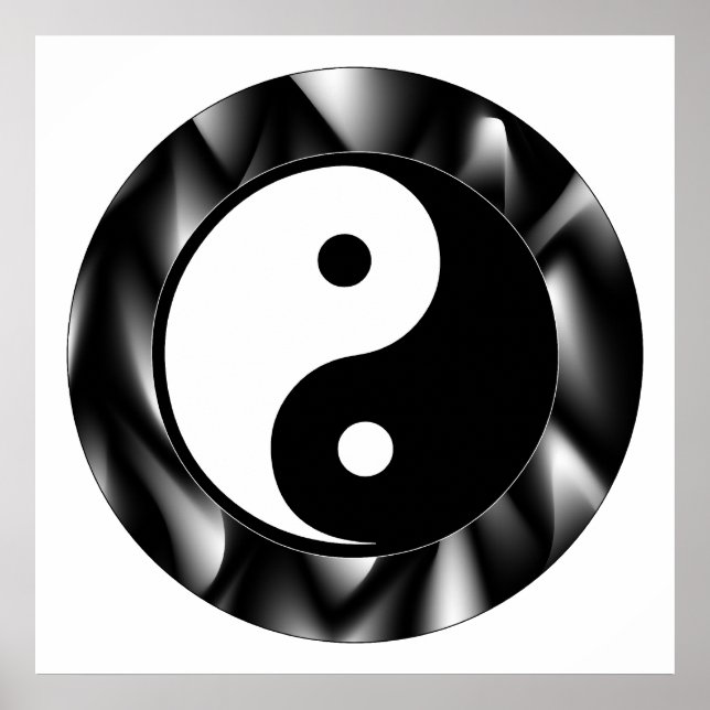 Affiches SYMBOLE YIN Yang (Devant)