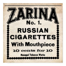 SYMBOLE ZARINOIS DE Cigarette Russe