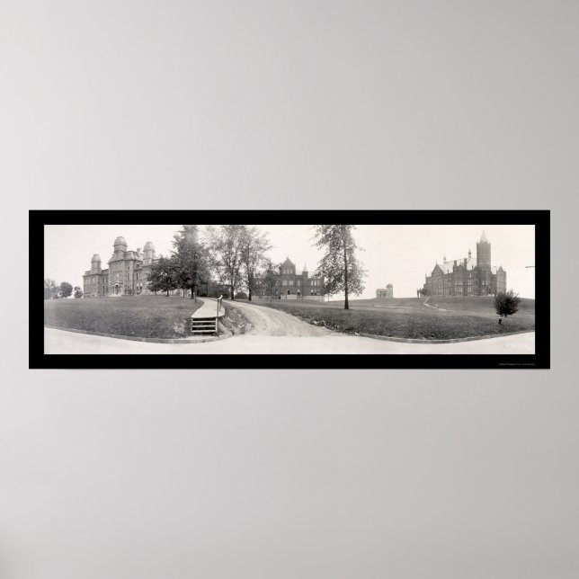 Affiches Syracuse University NY Photo 1909 (Devant)