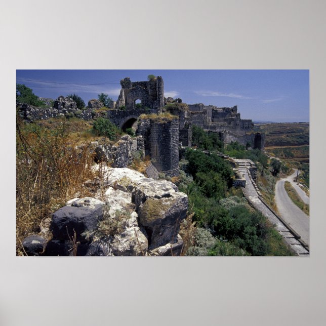 Affiches Syrie, Château de Marqab, Château des Croisés situ (Devant)