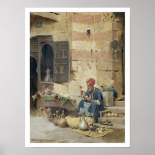 Affiches T32410 Le vendeur de fleurs, 1891 (panneau)