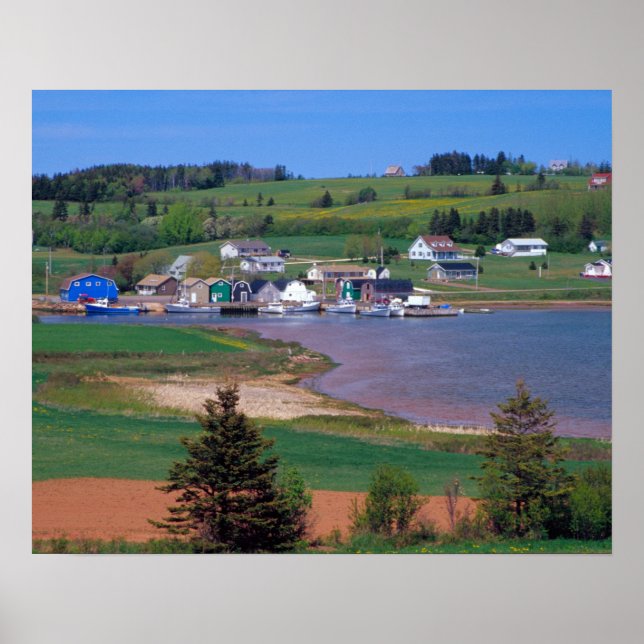 Affiches T.N. Canada, Île-du-Prince-Édouard. Des bateaux so (Devant)