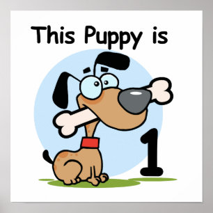 Affiches T-shirts et cadeaux 1er Anniversaire