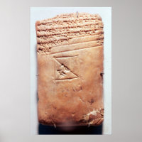 Tablette avec script cuneiform, c.1830-1530 BC