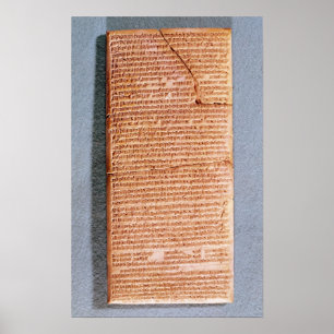 Affiches Tablette sur les sacrifices rituels