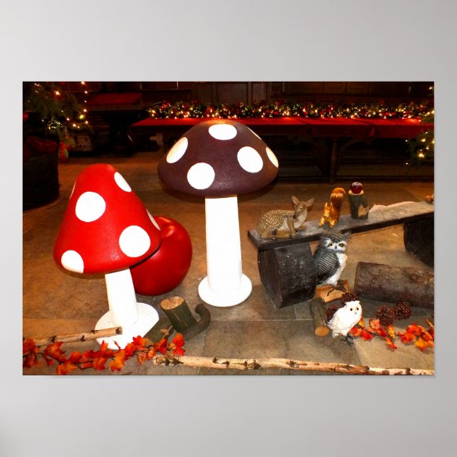 Affiches Tabourets de Noël (Devant)