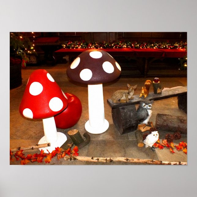 Affiches Tabourets de Noël (Devant)