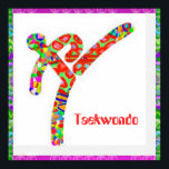 Affiches TAEKWONDO - Hobby, Exercice, Sports<br><div class="desc">Type de papier : Value Poster Paper (Matte) Vos murs sont le reflet de vous. Personnalisez-les avec vos citations, illustrations et designs favoris imprimés sur des posters par Zazzle ! Choisissez parmi 5 types de papier unique et plusieurs tailles pour créer le poster parfait. 45 lb, 7, 5 points d'épaisseur...</div>