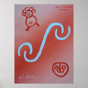 Affiches Taino Jeroglificos