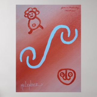 Affiches Taino Jeroglificos