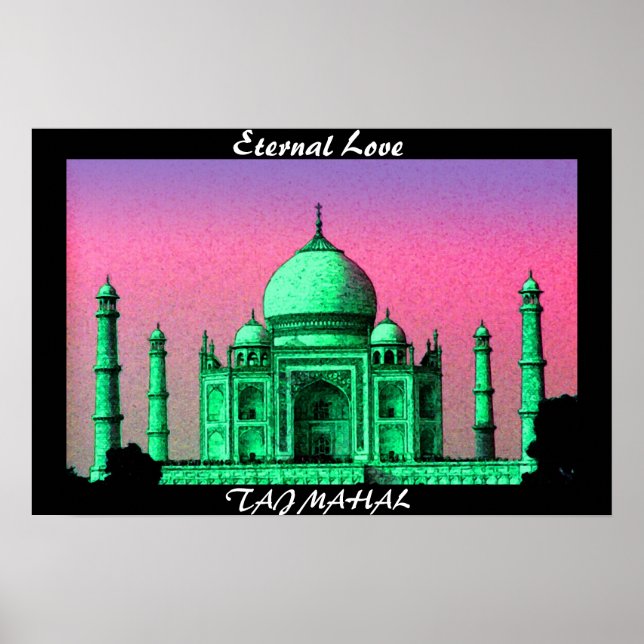 Affiches Taj Mahal (Devant)