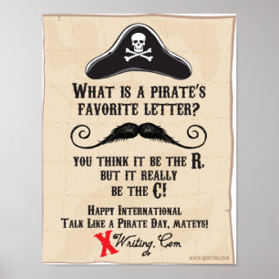 Affiches Talk Like a Pirate Day