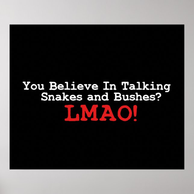 Affiches Talking Snakes and Bushes (Devant)