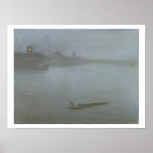 Affiches Tamise - Nocturne en bleu et argent, c.1872/8 (oi