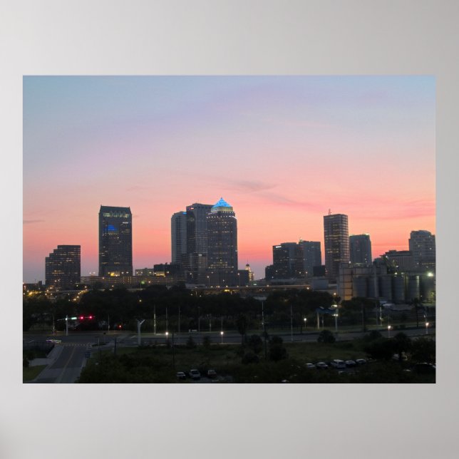 Affiches Tampa Skyline (Devant)