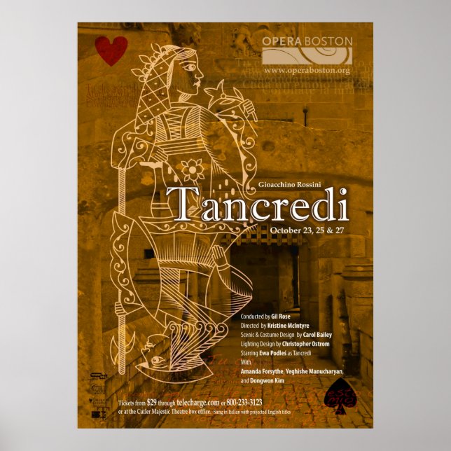 Affiches Tancredi (Devant)