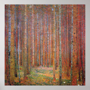 Affiches Tannenwald I par Gustav Klimt