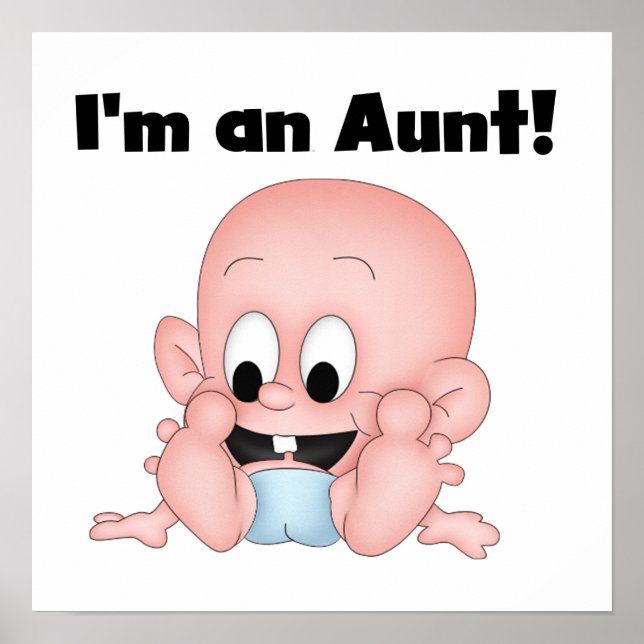 Affiches Tante des nouveaux T-shirts et cadeaux Nephew (Devant)