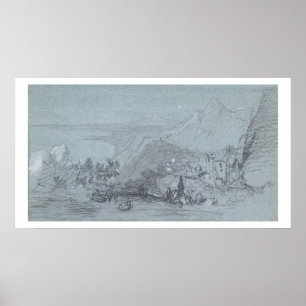 Affiches Taormina, de 'Vues sur la Sicile' (craie & gouache