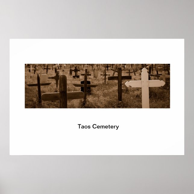 Affiches Taos Cemetary (Devant)