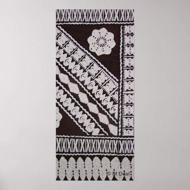 Affiches Tapa hawaïen (Devant)