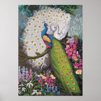 Affiches Tapisserie Peacock 010110 009