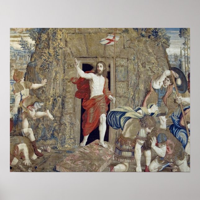 Affiches Tapisserie représentant la Résurrection du Christ  (Devant)
