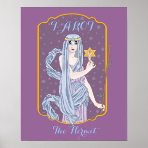 Affiches Tarot l'ermite