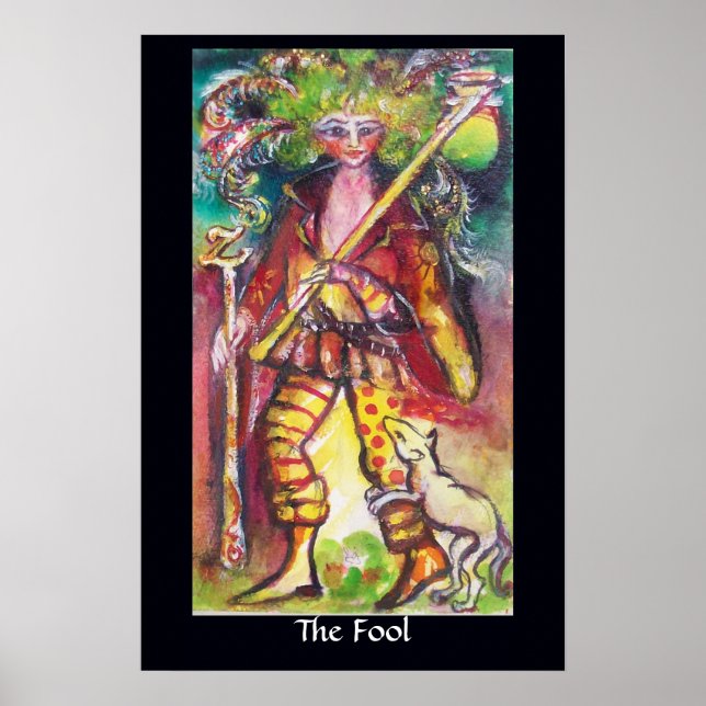 AFFICHES TAROTES DES OMBRES PERDUES /LE FOOL (Devant)