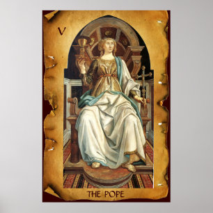 AFFICHES TAROTS DE RENAISSANCE ANTIQUE 5/ LE PARC PAPE