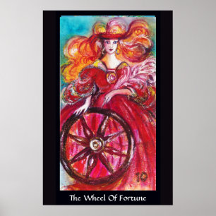 Affiches TAROTS DES OMBRES PERDUES La Roue de la Fortune