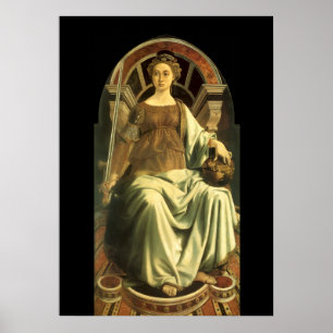 AFFICHES TAROTS RENAISSANCE ANTIQUES 8 / JUSTICE