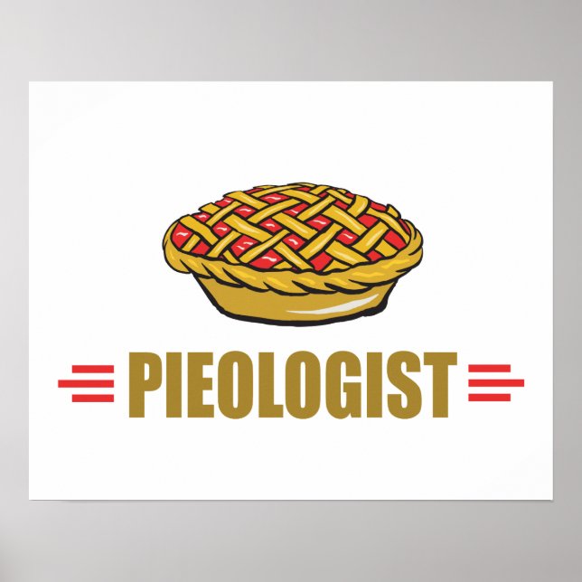 Affiches Tarte amusante (Devant)