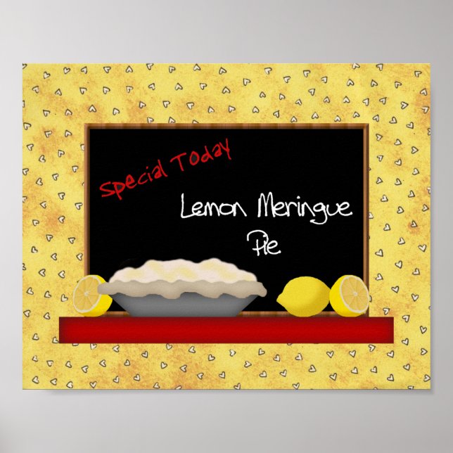 Affiches Tarte au citron meringue (Devant)