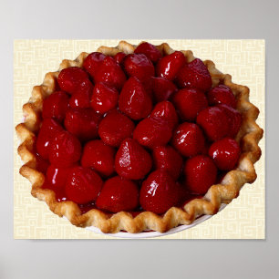 Affiches Tarte de fraise